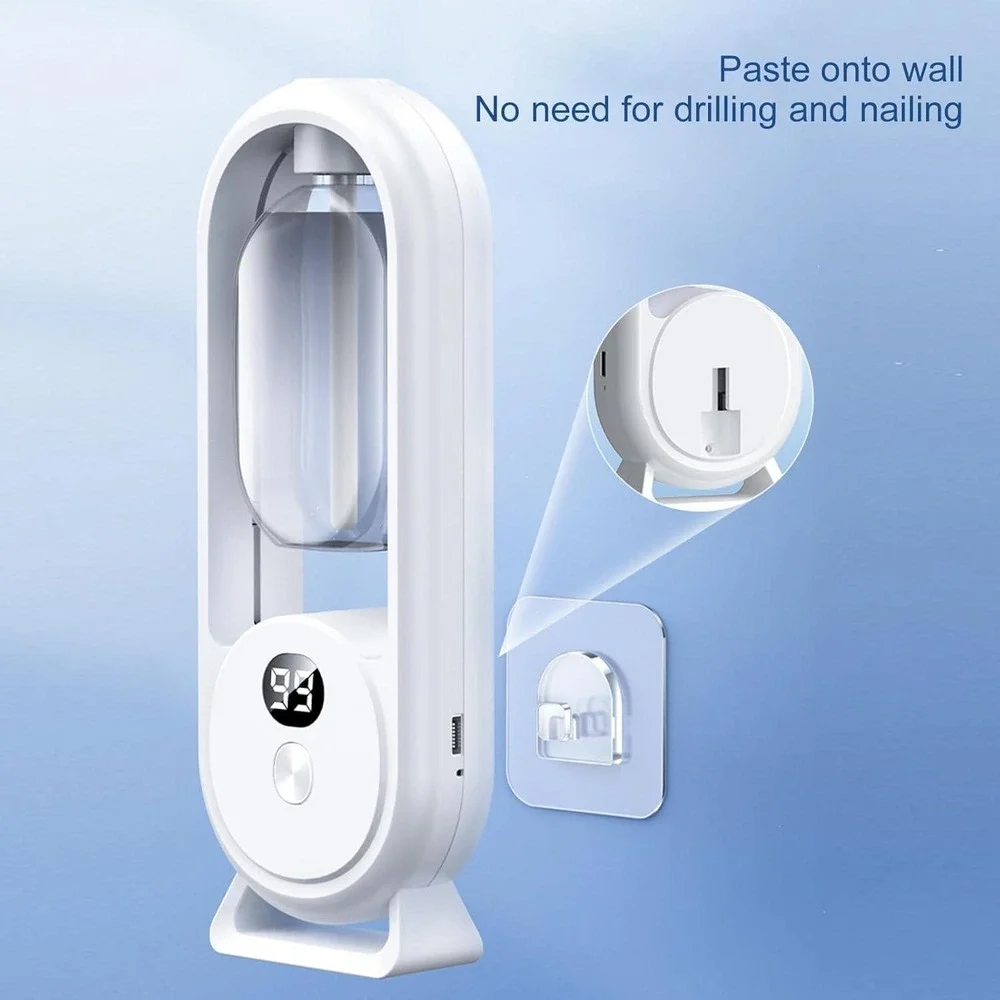 Essential Oil Diffuser Wall Mounted Aroma Scent Dispenser w/ 50ml Fragrance Oil